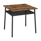 VASAGLE Dining Table with Storage Compartment KDT008B01